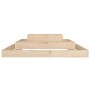 Jardinera de madera maciza de pino 110x110x27 cm de vidaXL, Maceteros y jardineras - Ref: Foro24-823871, Precio: 69,87 €, Des...