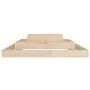 Jardinera de madera maciza de pino 110x110x27 cm de vidaXL, Maceteros y jardineras - Ref: Foro24-823871, Precio: 68,98 €, Des...