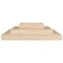Jardinera de madera maciza de pino 110x110x27 cm de vidaXL, Maceteros y jardineras - Ref: Foro24-823871, Precio: 68,98 €, Des...