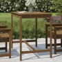 Mesa de jardín madera maciza pino marrón miel 121x82,5x110 cm en Mesas de jardín | Comprar online en Foru.es