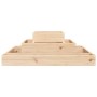 Jardinera de madera maciza de pino 80x80x27 cm de vidaXL, Maceteros y jardineras - Ref: Foro24-823864, Precio: 48,82 €, Descu...