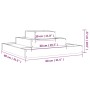 Jardinera de madera maciza de pino 80x80x27 cm de vidaXL, Maceteros y jardineras - Ref: Foro24-823864, Precio: 48,82 €, Descu...