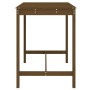 Mesa de jardín madera maciza pino marrón miel 121x82,5x110 cm en Mesas de jardín | Comprar online en Foru.es