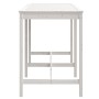 Mesa de jardín madera maciza pino blanco 159,5x82,5x110 cm en Mesas de jardín | Comprar online en Foru.es