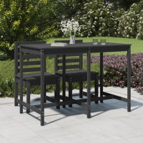 Mesa de jardín madera maciza pino gris 159,5x82,5x110 cm en Mesas de jardín | Comprar online en Foru.es