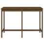 Mesa de jardín madera maciza pino marrón miel 159,5x82,5x110 cm en Mesas de jardín | Comprar online en Foru.es