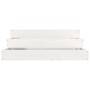 Jardinera de madera maciza de pino blanco 78x78x27 cm de vidaXL, Maceteros y jardineras - Ref: Foro24-823907, Precio: 58,30 €...