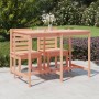 Mesa de jardín madera maciza Douglas 159,5x82,5x110 cm en Mesas de jardín | Comprar online en Foru.es
