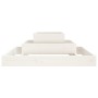 Jardinera de madera maciza de pino blanco 80x80x27 cm de vidaXL, Maceteros y jardineras - Ref: Foro24-823865, Precio: 47,92 €...