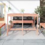 Mesa de jardín madera maciza Douglas 159,5x82,5x110 cm en Mesas de jardín | Comprar online en Foru.es