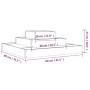 Jardinera de madera maciza de pino blanco 80x80x27 cm de vidaXL, Maceteros y jardineras - Ref: Foro24-823865, Precio: 47,92 €...