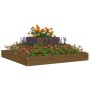 Jardinera de madera maciza de pino marrón miel 80x80x27 cm de vidaXL, Maceteros y jardineras - Ref: Foro24-823867, Precio: 64...