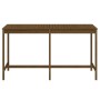Mesa de jardín madera maciza pino marrón miel 203,5x90x110 cm en Mesas de jardín | Comprar online en Foru.es