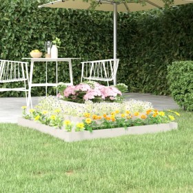 Jardinera madera maciza de pino blanco 110x110x27 cm de vidaXL, Maceteros y jardineras - Ref: Foro24-823872, Precio: 66,78 €,...