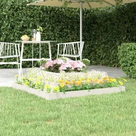 Jardinera madera maciza de pino blanco 110x110x27 cm de vidaXL, Maceteros y jardineras - Ref: Foro24-823872, Precio: 65,95 €,...