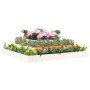 Jardinera madera maciza de pino blanco 110x110x27 cm de vidaXL, Maceteros y jardineras - Ref: Foro24-823872, Precio: 66,78 €,...