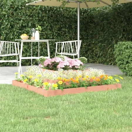 Jardinera de madera maciza de douglas 110x110x27 cm de vidaXL, Maceteros y jardineras - Ref: Foro24-823876, Precio: 78,38 €, ...