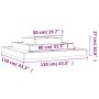 Jardinera de madera maciza de douglas 110x110x27 cm de vidaXL, Maceteros y jardineras - Ref: Foro24-823876, Precio: 79,39 €, ...