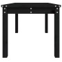Mesa de jardín madera maciza pino negro 82,5x50,5x45 cm en Mesas de jardín | Comprar online en Foru.es