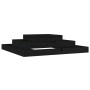 Jardinera madera maciza de pino negro 110x110x27 cm de vidaXL, Maceteros y jardineras - Ref: Foro24-823875, Precio: 70,37 €, ...