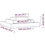 Solid black pine wood planter 110x110x27 cm by vidaXL, Pots and planters - Ref: Foro24-823875, Price: 69,42 €, Discount: %
