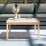 Mesa de jardín madera maciza de pino 82,5x82,5x45 cm en Mesas de jardín | Comprar online en Foru.es