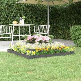 Jardinera de madera maciza de pino gris 110x110x27 cm de vidaXL, Maceteros y jardineras - Ref: Foro24-823873, Precio: 66,78 €...