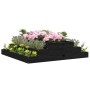 Jardinera madera maciza de pino negro 110x110x27 cm de vidaXL, Maceteros y jardineras - Ref: Foro24-823903, Precio: 58,15 €, ...