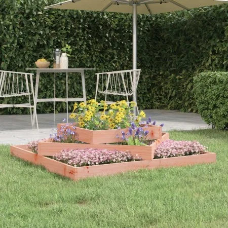 Jardinera de madera maciza de abeto douglas 112x112x27 cm de vidaXL, Maceteros y jardineras - Ref: Foro24-823890, Precio: 75,...