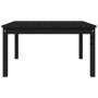 Mesa de jardín madera maciza pino negro 82,5x82,5x45 cm en Mesas de jardín | Comprar online en Foru.es