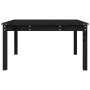 Mesa de jardín madera maciza pino negro 82,5x82,5x45 cm en Mesas de jardín | Comprar online en Foru.es