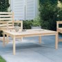 Mesa de jardín madera maciza pino 121x82,5x45 cm en Mesas de jardín | Comprar online en Foru.es