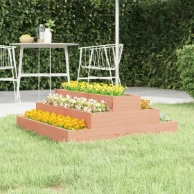 Jardinera de madera maciza de abeto douglas 80x80x27 cm de vidaXL, Maceteros y jardineras - Ref: Foro24-823897, Precio: 51,11...