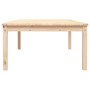 Mesa de jardín madera maciza pino 121x82,5x45 cm en Mesas de jardín | Comprar online en Foru.es