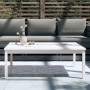 Mesa de jardín madera maciza pino blanco 121x82,5x45 cm en Mesas de jardín | Comprar online en Foru.es