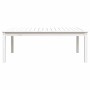 Mesa de jardín madera maciza pino blanco 121x82,5x45 cm en Mesas de jardín | Comprar online en Foru.es