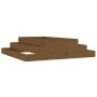 Jardinera madera maciza de pino marrón miel 110x110x27 cm de vidaXL, Maceteros y jardineras - Ref: Foro24-823902, Precio: 83,...