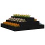 Jardinera de madera maciza de pino negro 80x80x27 cm de vidaXL, Maceteros y jardineras - Ref: Foro24-823896, Precio: 45,22 €,...
