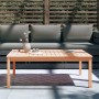 Mesa de jardín madera maciza abeto de Douglas 121x82,5x45 cm en Mesas de jardín | Comprar online en Foru.es