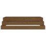 Jardinera madera maciza de pino marrón miel 110x110x27 cm de vidaXL, Maceteros y jardineras - Ref: Foro24-823902, Precio: 83,...