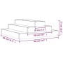 Jardinera de madera maciza de pino negro 80x80x27 cm de vidaXL, Maceteros y jardineras - Ref: Foro24-823896, Precio: 45,22 €,...