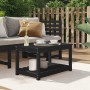 Mesa de jardín madera maciza pino negro 82,5x50,5x45 cm en Mesas de jardín | Comprar online en Foru.es