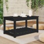 Mesa de jardín madera maciza pino negro 82,5x50,5x45 cm en Mesas de jardín | Comprar online en Foru.es