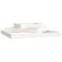 Jardinera madera maciza de pino blanco 112x112x27 cm de vidaXL, Maceteros y jardineras - Ref: Foro24-823886, Precio: 67,40 €,...