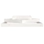 Jardinera madera maciza de pino blanco 112x112x27 cm de vidaXL, Maceteros y jardineras - Ref: Foro24-823886, Precio: 67,40 €,...