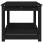 Mesa de jardín madera maciza pino negro 82,5x50,5x45 cm en Mesas de jardín | Comprar online en Foru.es