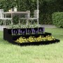 Jardinera de madera maciza de pino negro 78x78x27 cm de vidaXL, Maceteros y jardineras - Ref: Foro24-823910, Precio: 58,30 €,...