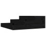 Jardinera de madera maciza de pino negro 78x78x27 cm de vidaXL, Maceteros y jardineras - Ref: Foro24-823910, Precio: 58,30 €,...