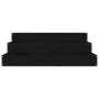 Jardinera de madera maciza de pino negro 78x78x27 cm de vidaXL, Maceteros y jardineras - Ref: Foro24-823910, Precio: 57,55 €,...