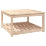 Mesa de jardín madera maciza de pino 82,5x82,5x45 cm en Mesas de jardín | Comprar online en Foru.es